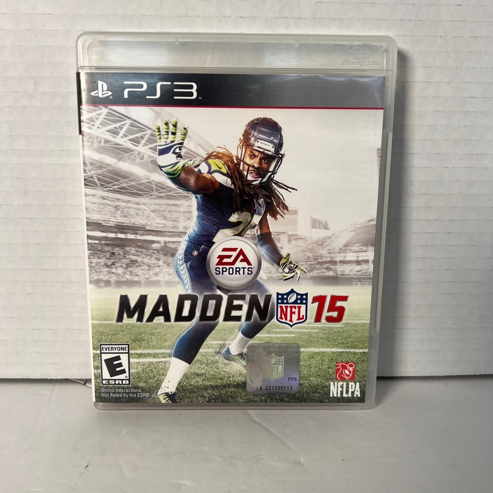 Madden NFL 15 Sony PlayStation 3‎ PS3 EA Sports Football Game Richard Sherman